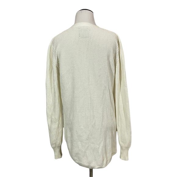 Unif X Urban Outfitters Pullover Waffle Knit Sweater - Cream - Small - Picture 9 of 16